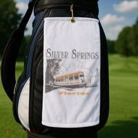 Silver Springs Florida Golf Towel thumb 2
