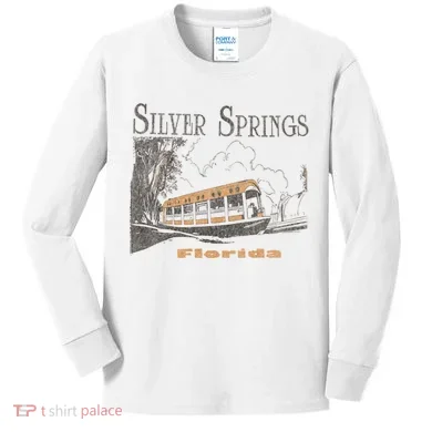Silver Springs Florida Kids Long Sleeve Shirt