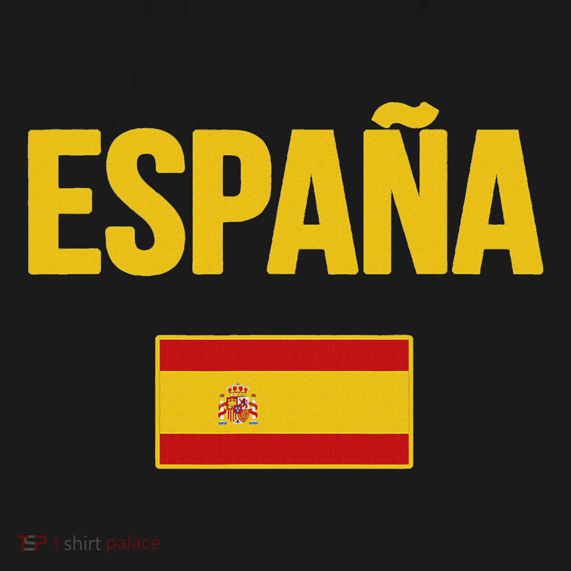 Spain Spanish Flag Espana Souvenir Polo