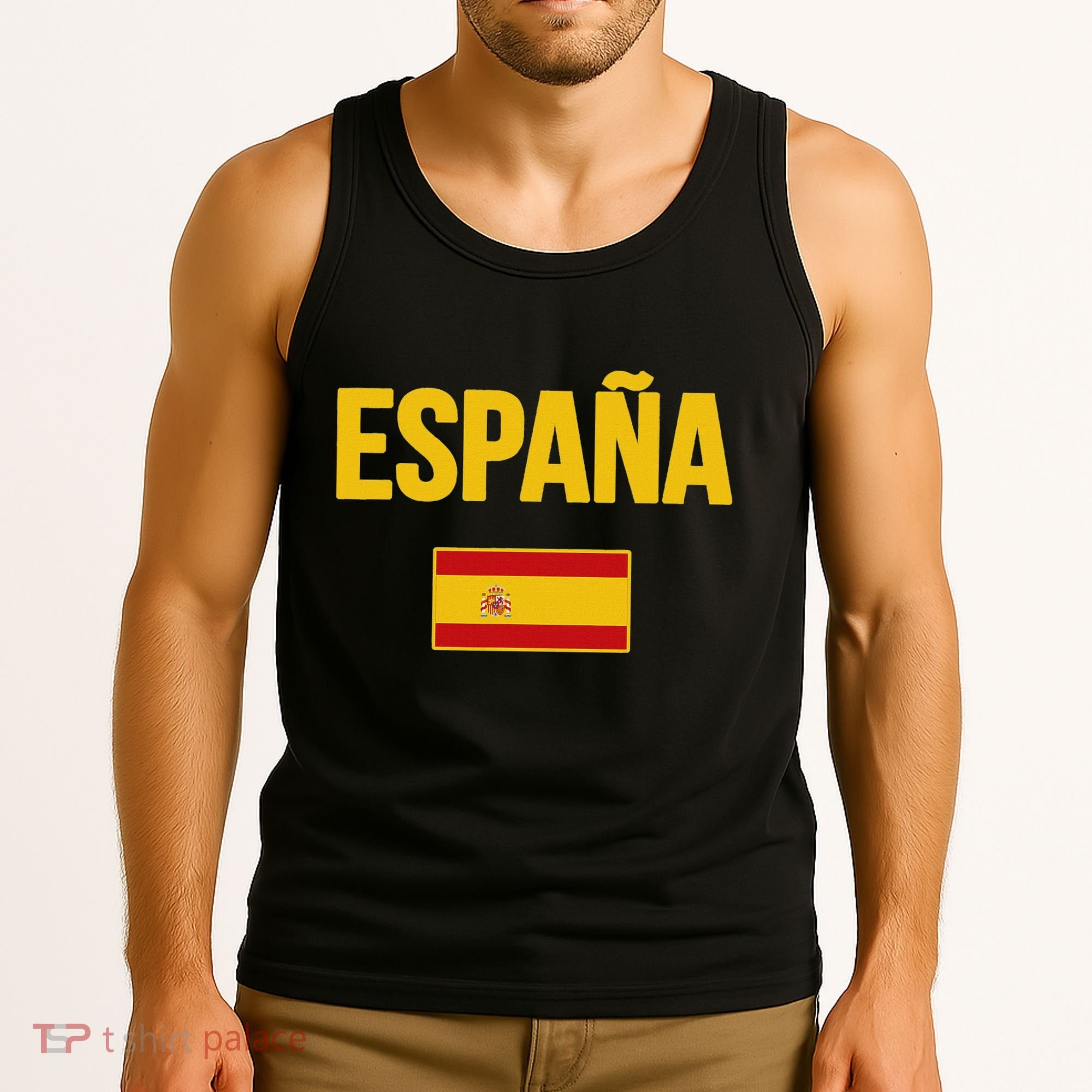 Spain Spanish Flag Espana Souvenir Tank Top