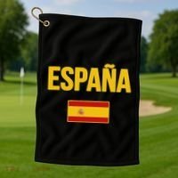 Spain Spanish Flag Espana Souvenir Golf Towel thumb 1