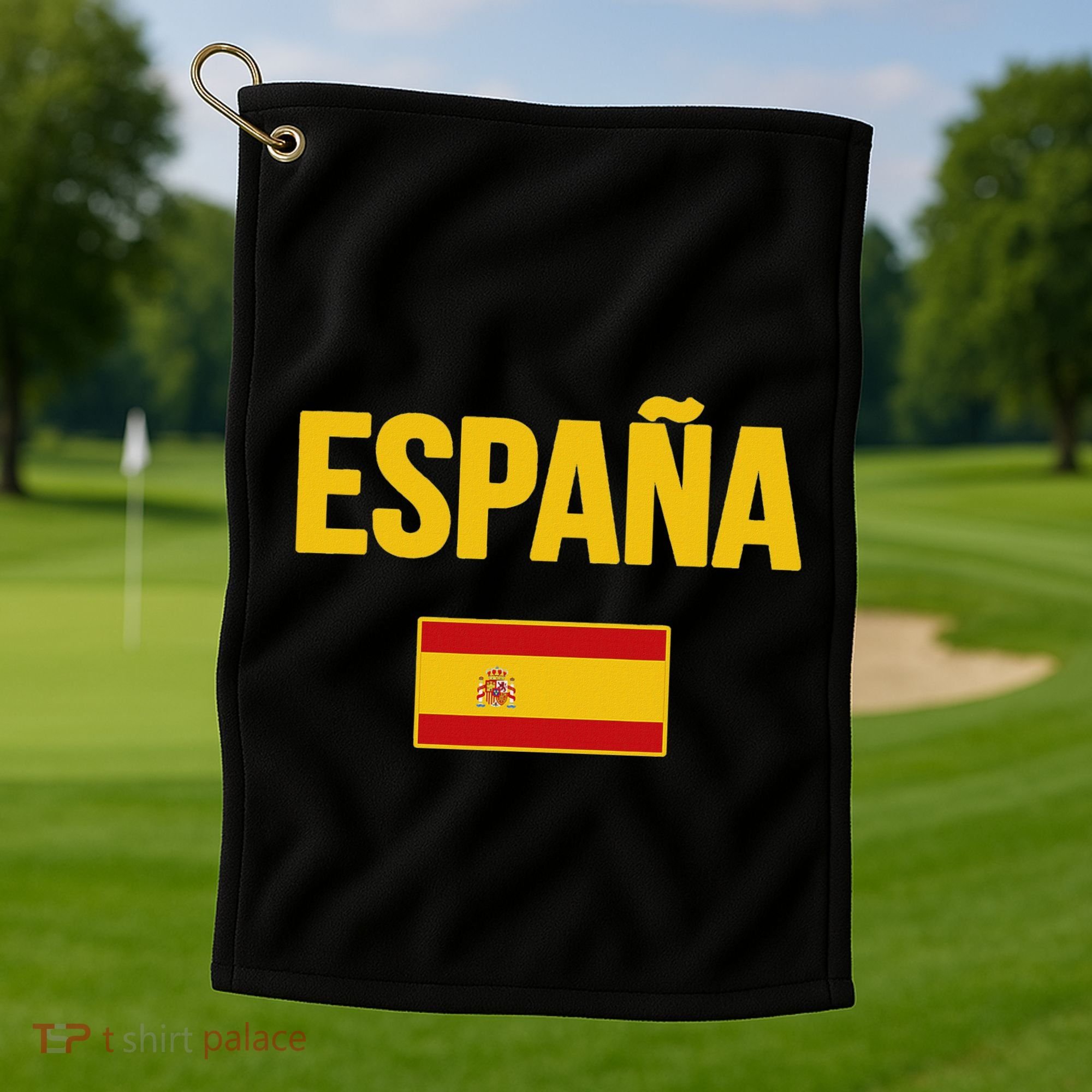 Spain Spanish Flag Espana Souvenir Golf Towel