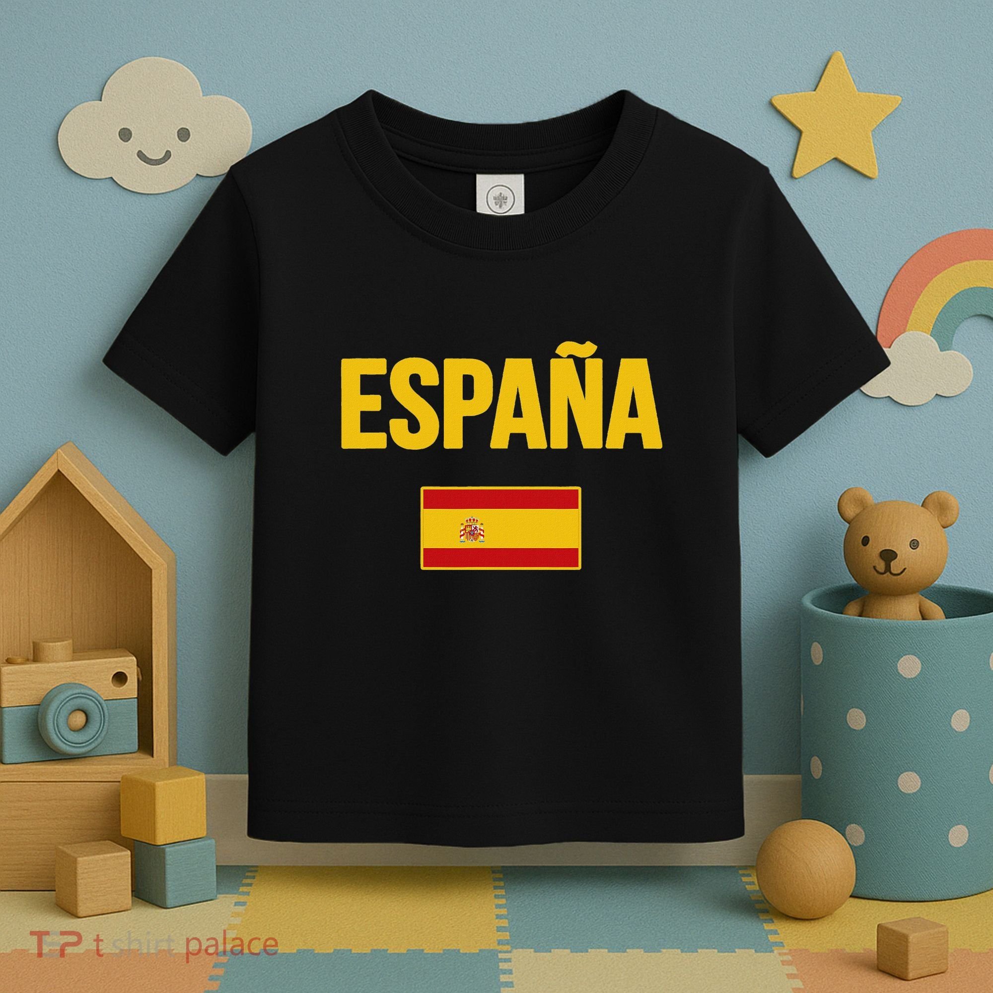 Spain Spanish Flag Espana Souvenir Toddler T-Shirt