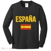 Spain Spanish Flag Espana Souvenir Kids Long Sleeve Shirt thumb 0