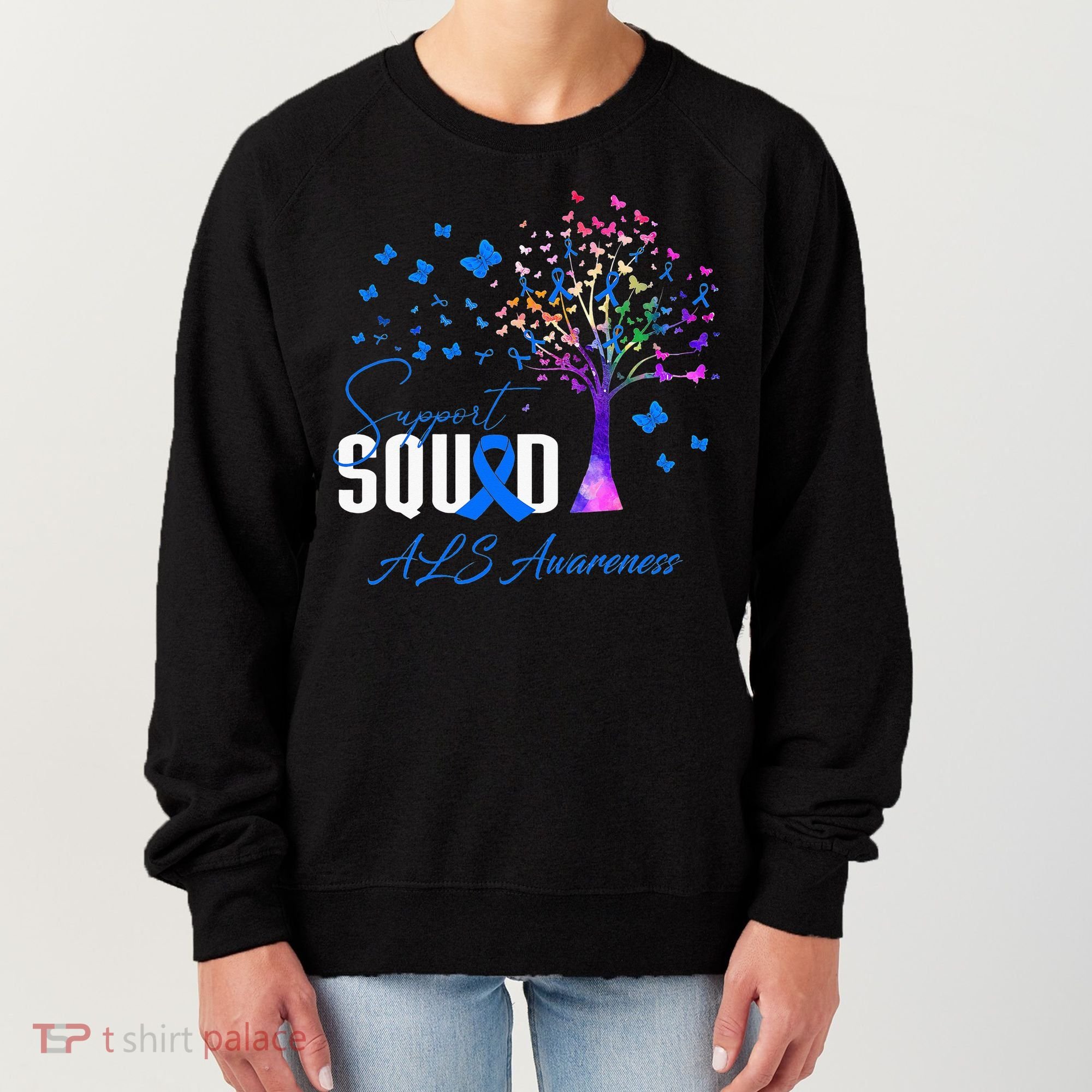 Support Squad For Als Awareness Women's Sweatshirt