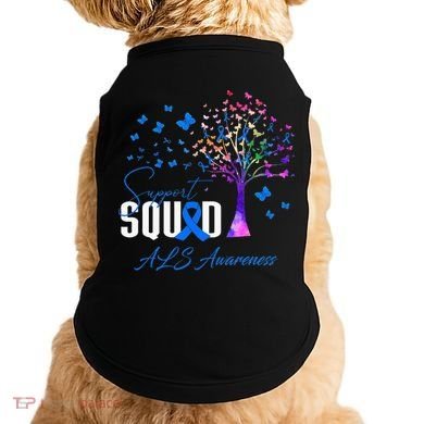 Support Squad For Als Awareness Doggie Tank