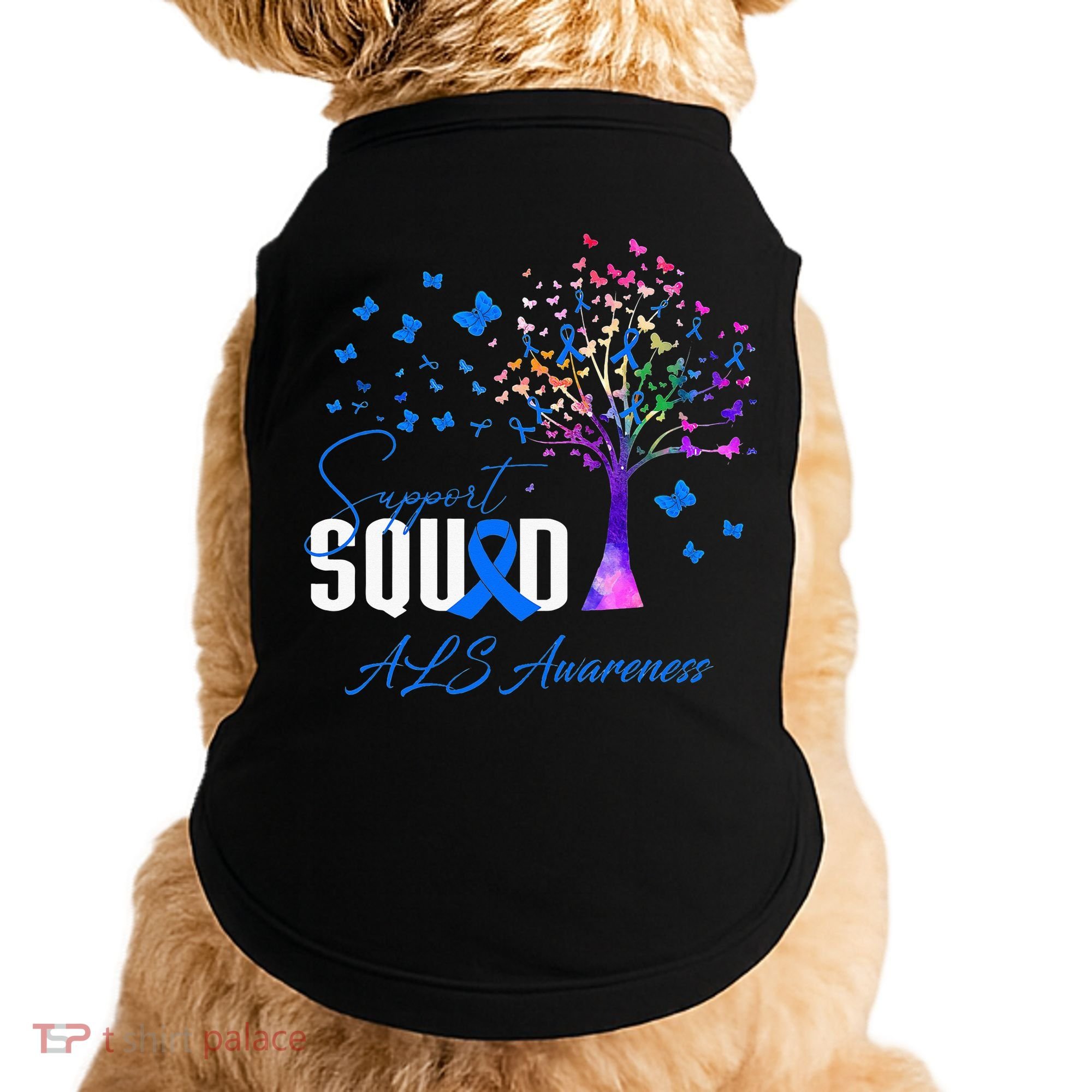 Support Squad For Als Awareness Doggie Tank