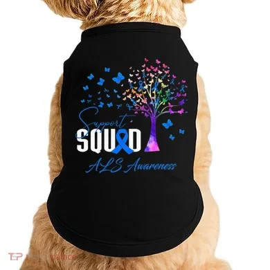Support Squad For Als Awareness Doggie Tank