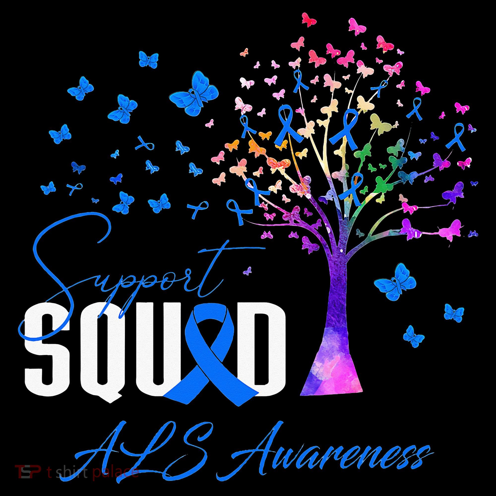 Support Squad For Als Awareness Doggie Tank
