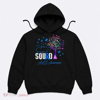 Support Squad For Als Awareness Hoodie