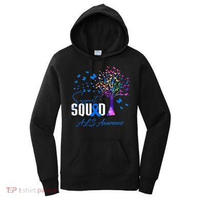 Support Squad For Als Awareness Women's Hoodie