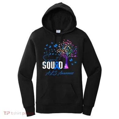 Support Squad For Als Awareness Women's Hoodie