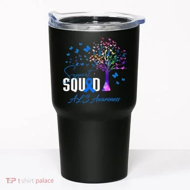Support Squad For Als Awareness Tumbler