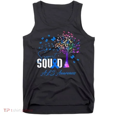 Support Squad For Als Awareness Tank Top