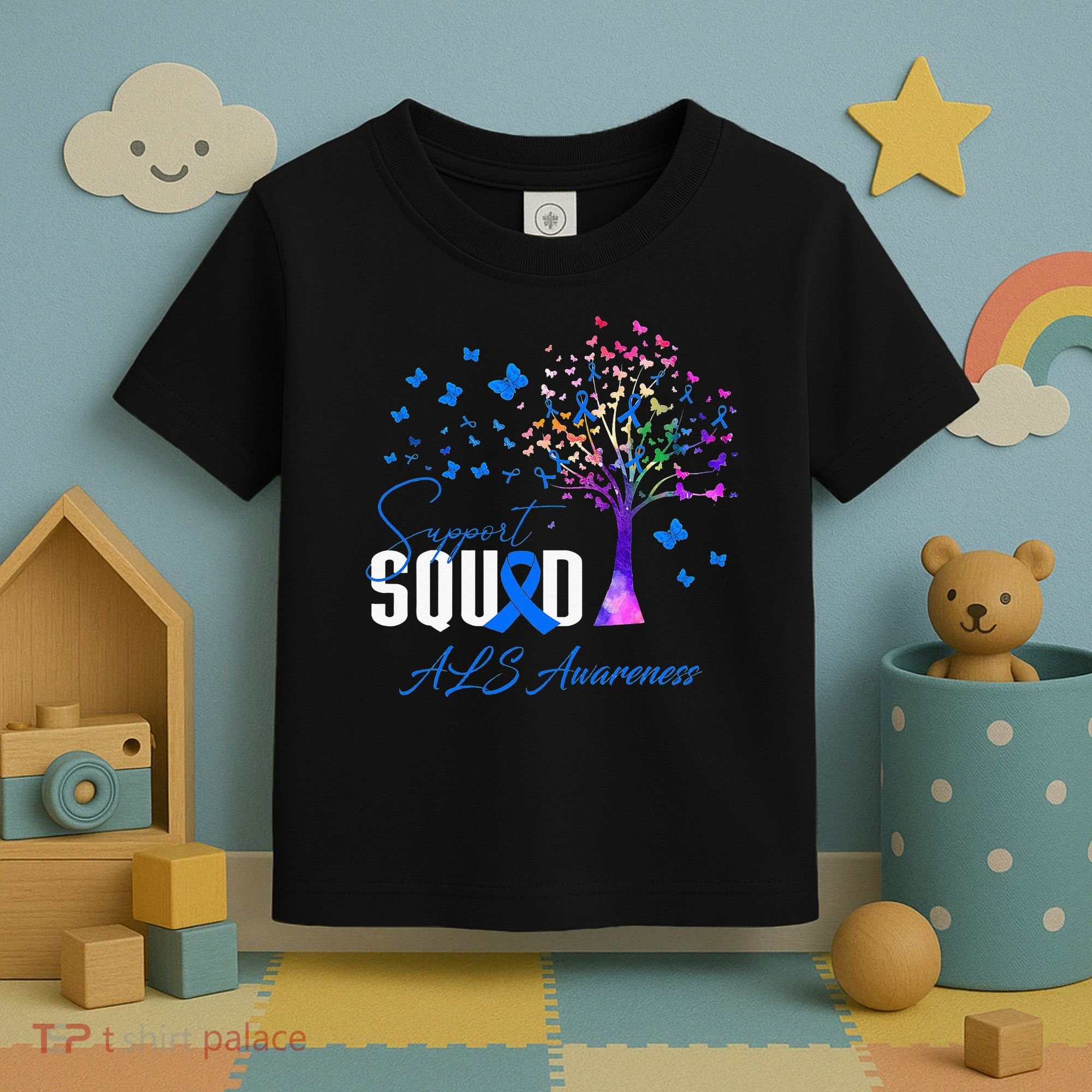 Support Squad For Als Awareness Toddler T-Shirt