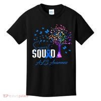 Support Squad For Als Awareness Kids T-Shirt thumb 0