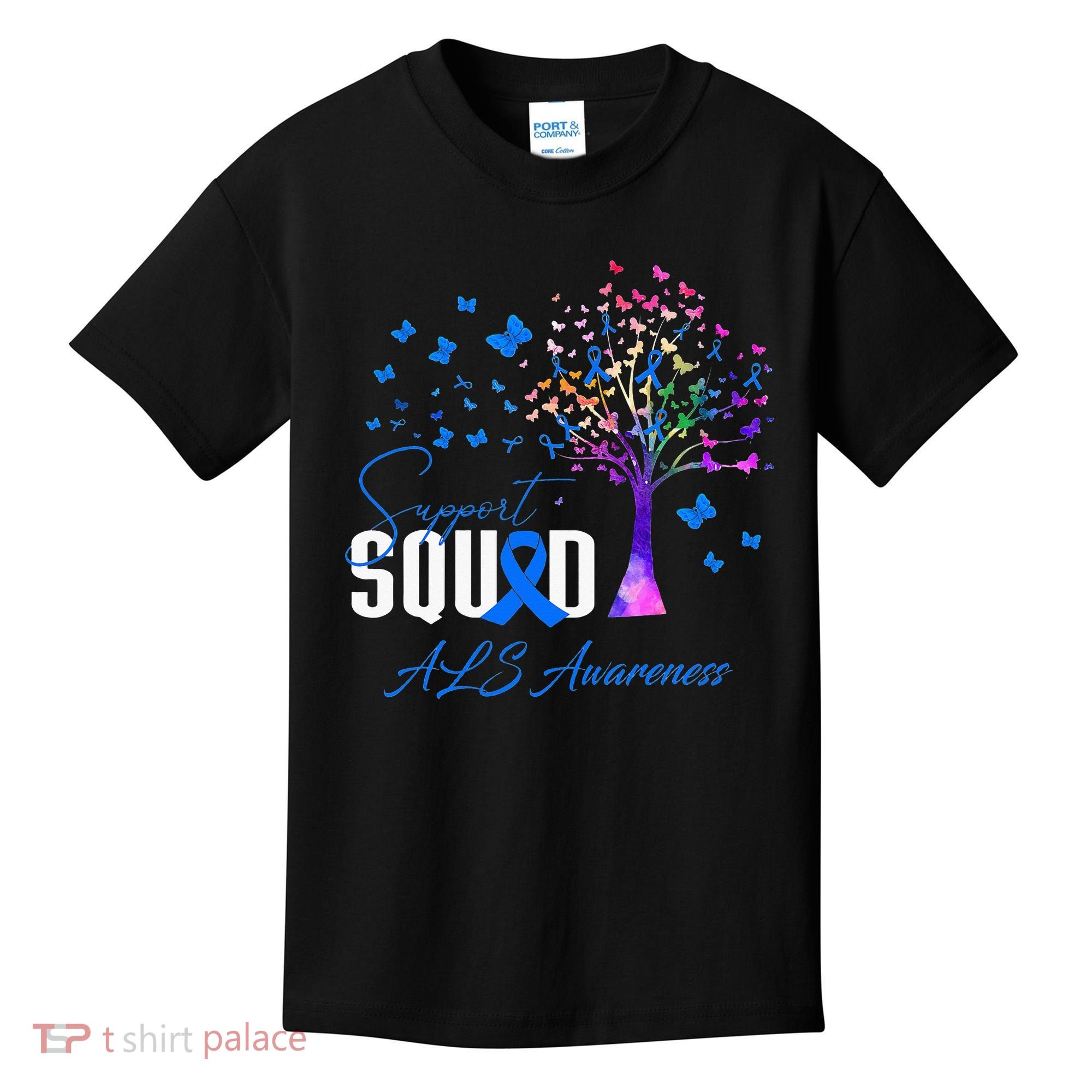 Support Squad For Als Awareness Kids T-Shirt
