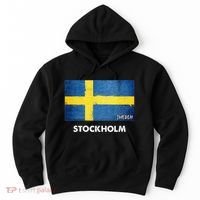 Stockholm Sweden Flag Stockholm Hoodie thumb 0