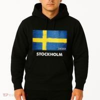 Stockholm Sweden Flag Stockholm Hoodie thumb 2