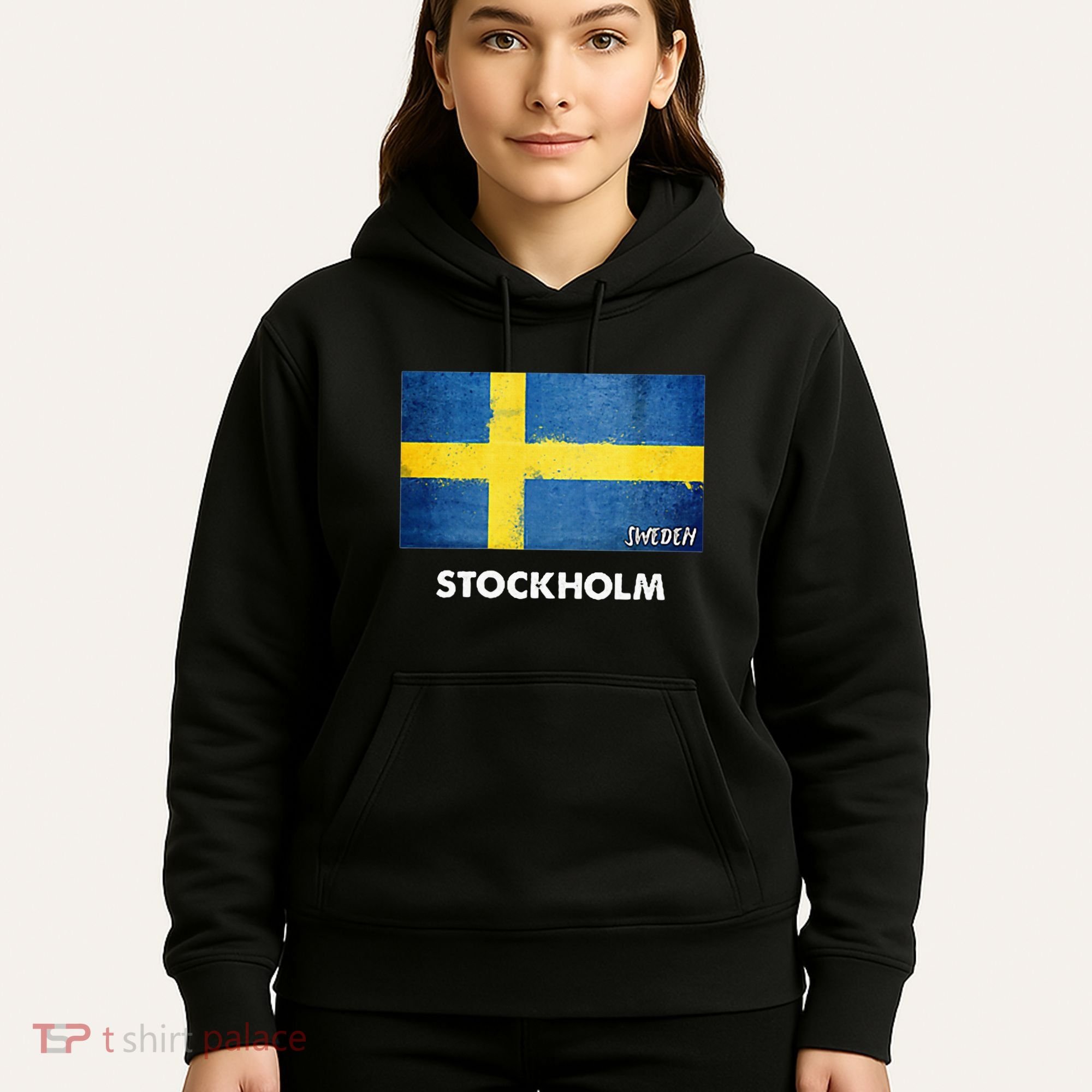 Stockholm Sweden Flag Stockholm Hoodie