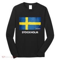 Stockholm Sweden Flag Stockholm Long Sleeve Shirt thumb 0