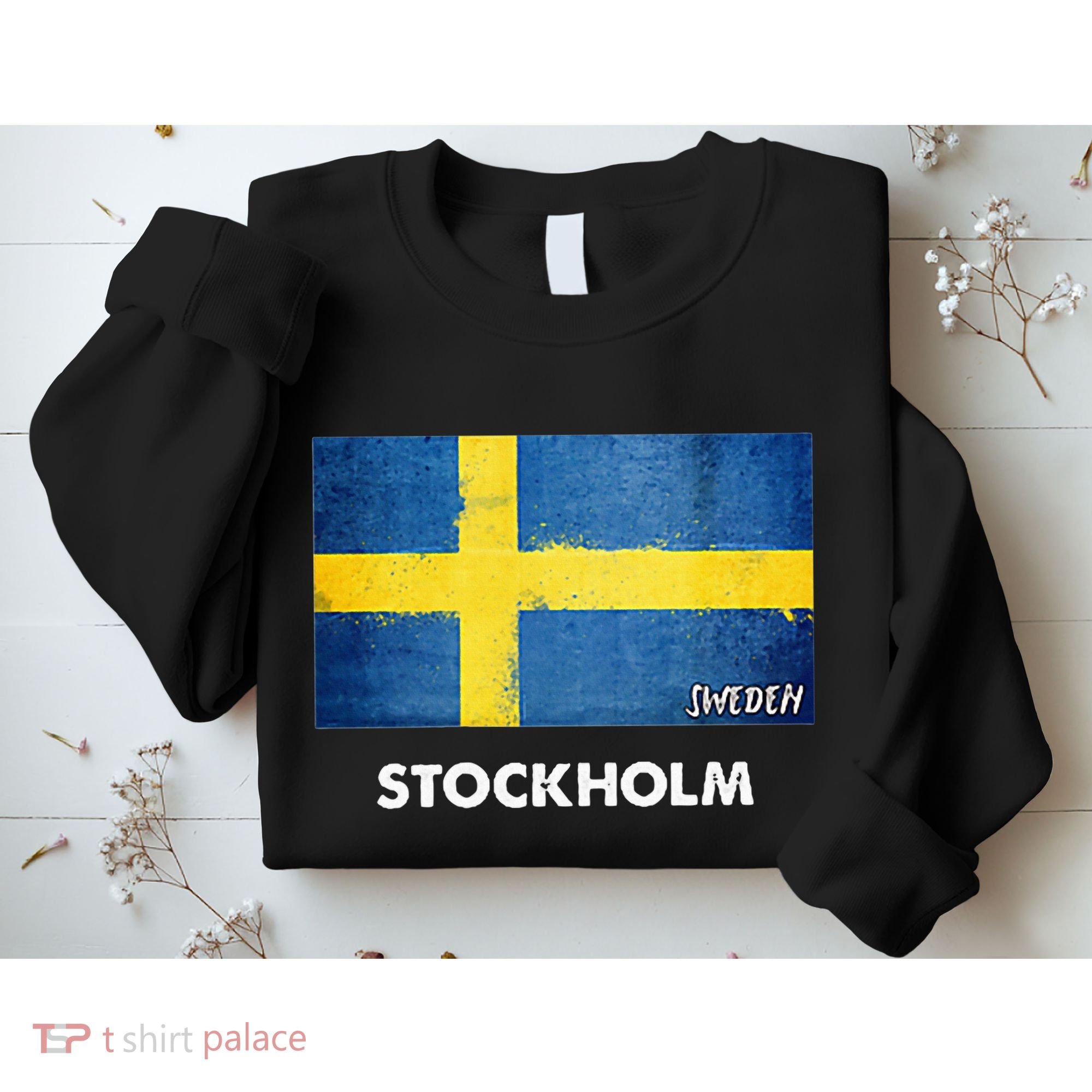 Stockholm Sweden Flag Stockholm Sweatshirt