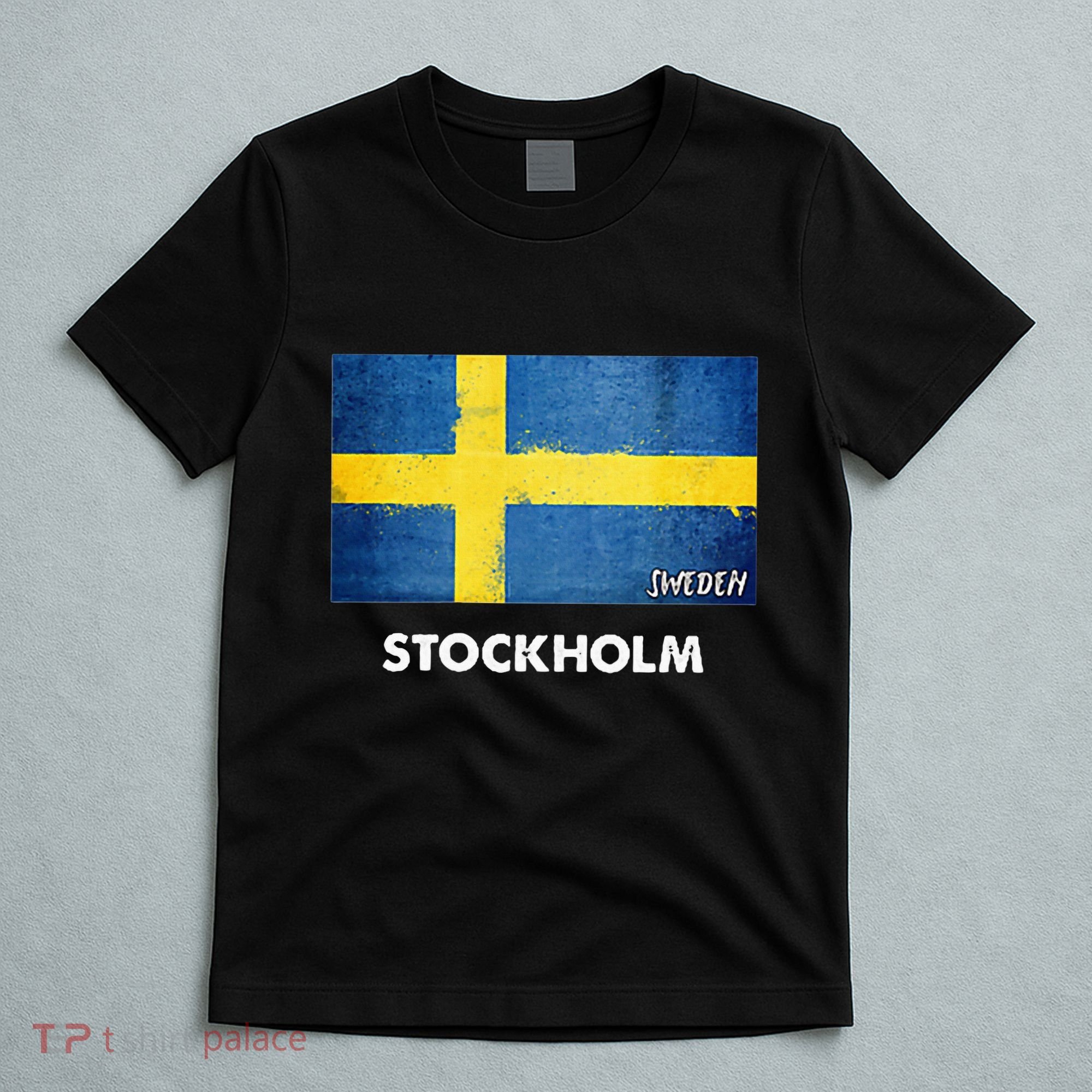 Stockholm Sweden Flag Stockholm T-Shirt