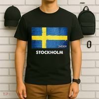 Stockholm Sweden Flag Stockholm T-Shirt thumb 6