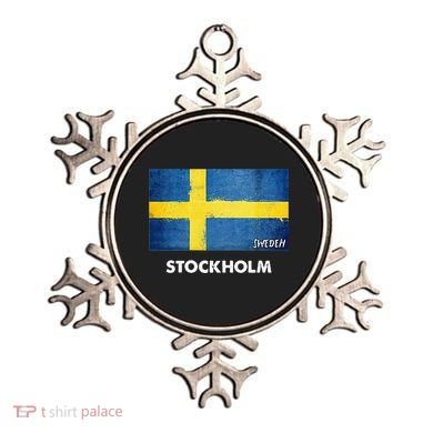 Stockholm Sweden Flag Stockholm Ornament