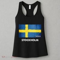 Stockholm Sweden Flag Stockholm Women's Tank Top thumb 3