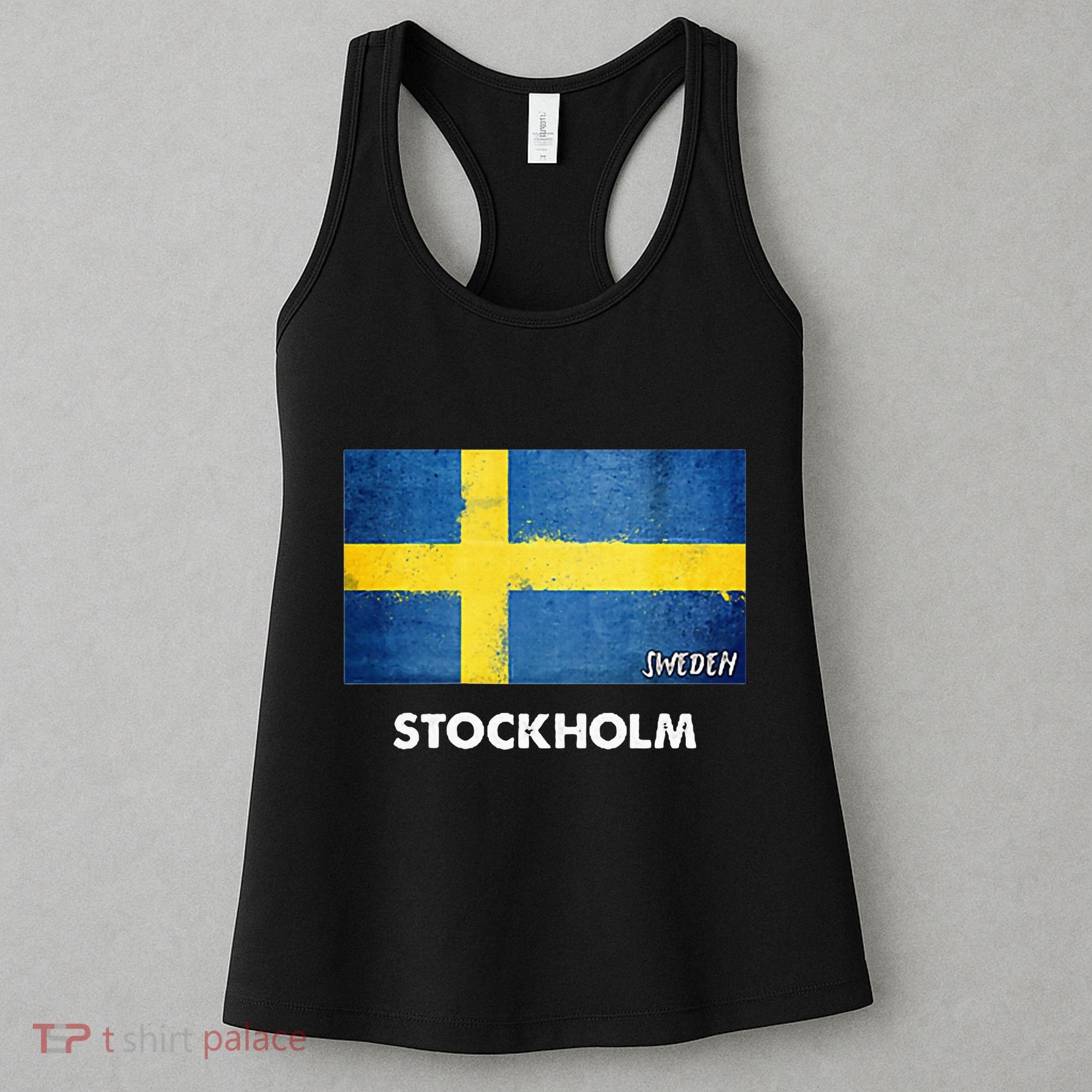 Stockholm Sweden Flag Stockholm Women's Tank Top