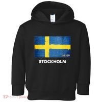 Stockholm Sweden Flag Stockholm Toddler Hoodie thumb 0
