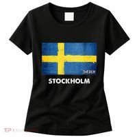Stockholm Sweden Flag Stockholm Women's T-Shirt thumb 0