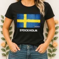 Stockholm Sweden Flag Stockholm Women's T-Shirt thumb 2