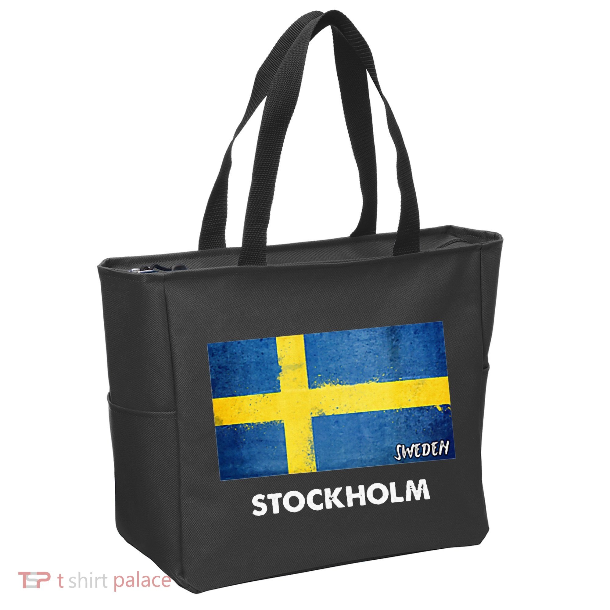 Stockholm Sweden Flag Stockholm Tote Bag
