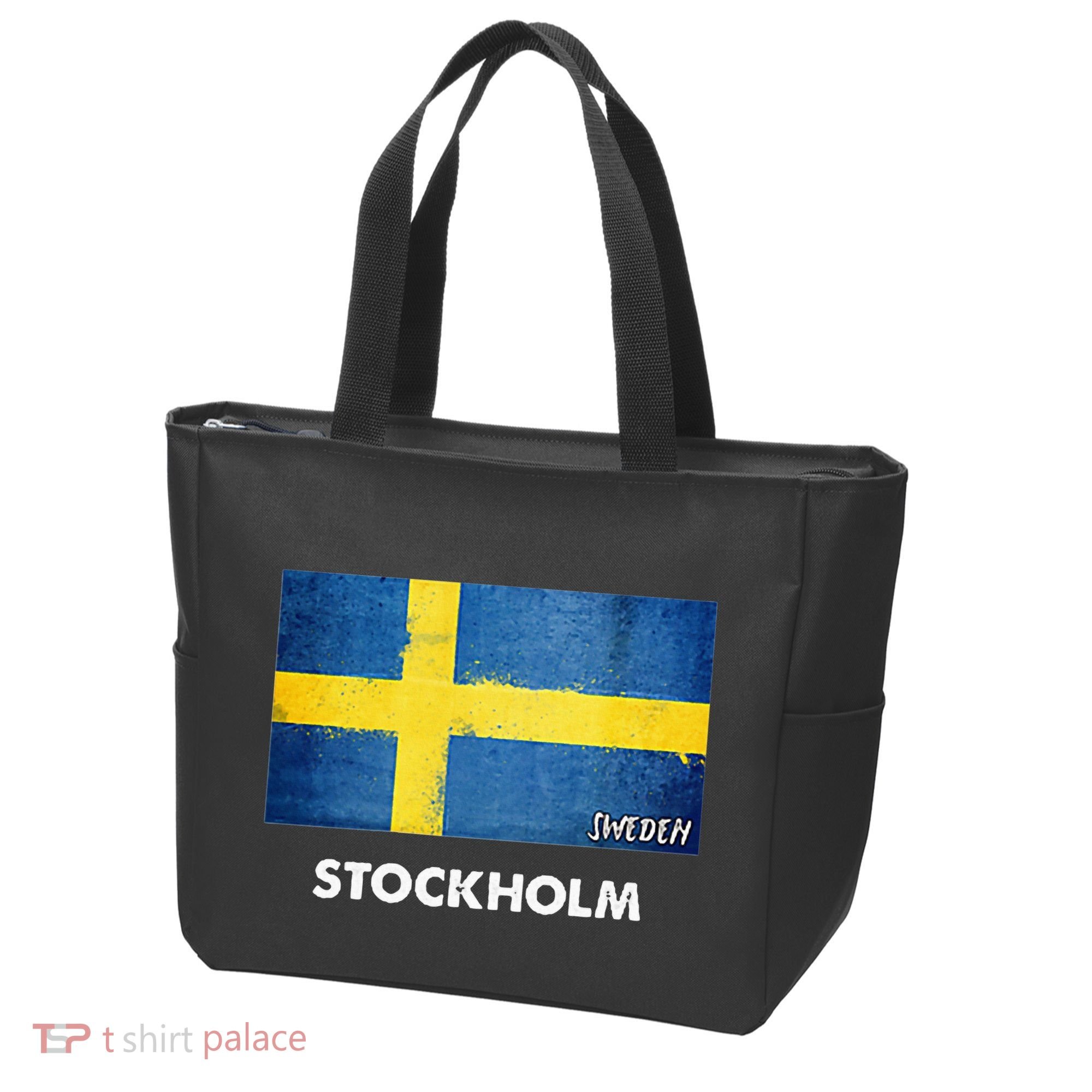 Stockholm Sweden Flag Stockholm Tote Bag