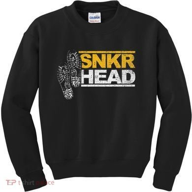 Sneaker Snkr Fan Shoes Head Kids Sweatshirt