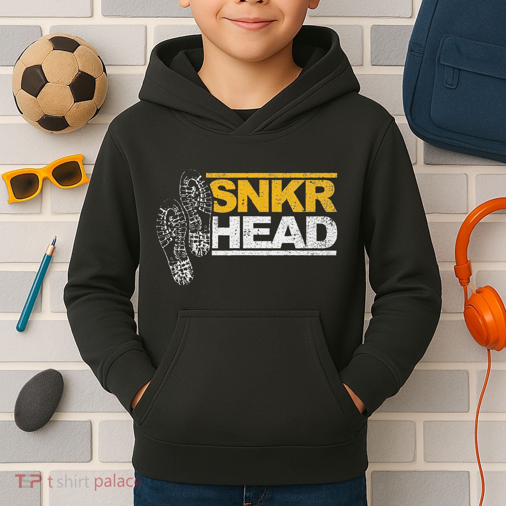 Sneaker Snkr Fan Shoes Head Kids Hoodie