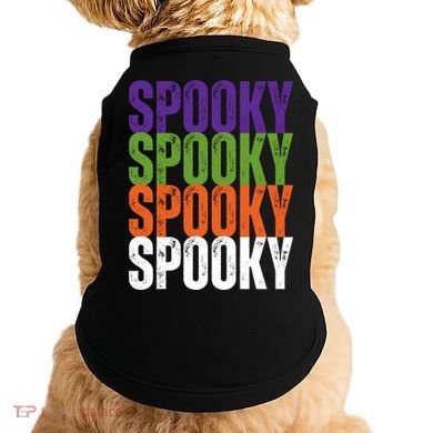 Spooky Spooky Funny Cute Halloween Doggie Tank