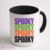 Spooky Spooky Funny Cute Halloween Coffee Mug thumb 1