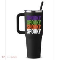 Spooky Spooky Funny Cute Halloween 40oz Vacuum Insulated Stainless Steel Travel Tumbler thumb 2