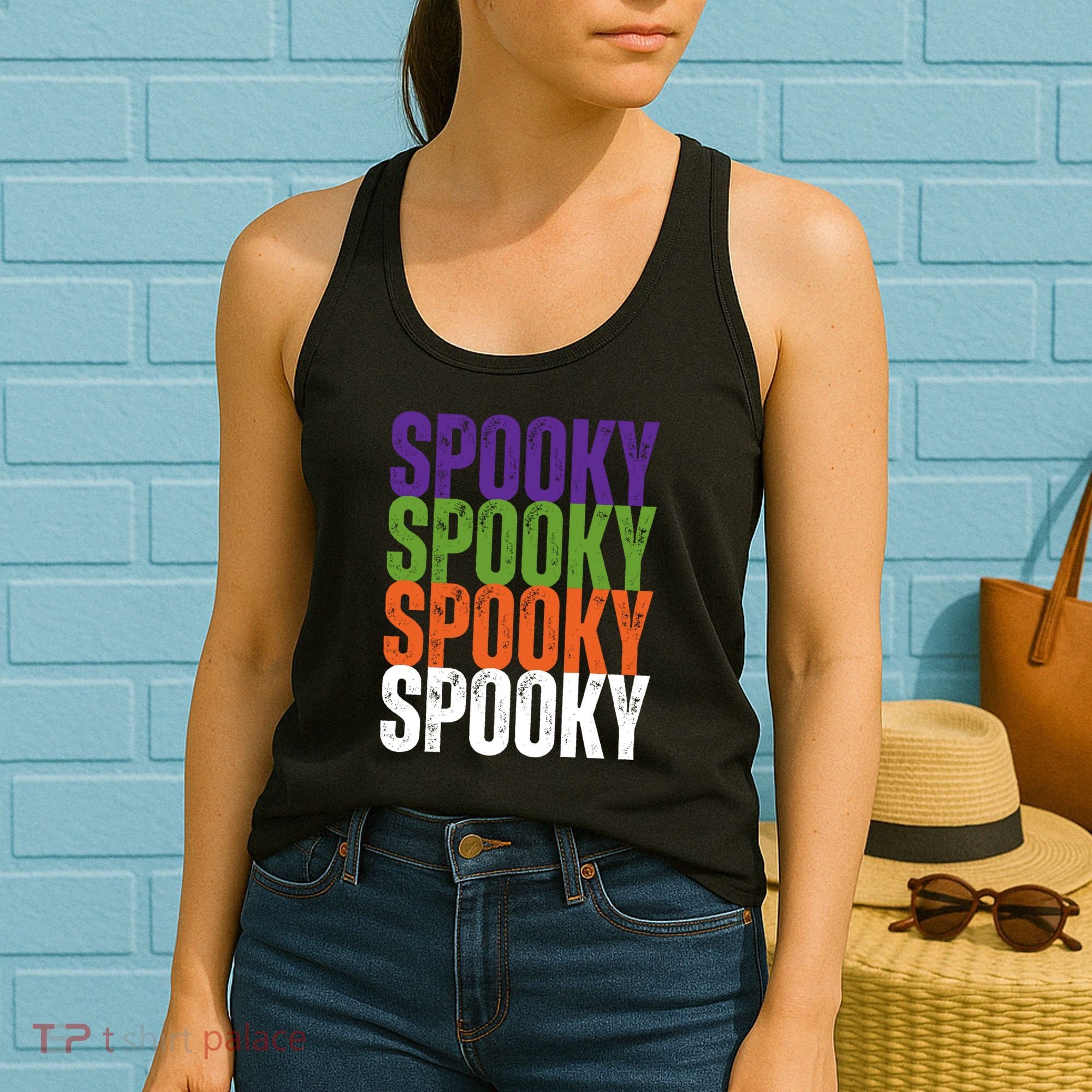 Spooky Spooky Funny Cute Halloween Women's Tank Top