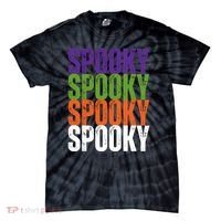 Spooky Spooky Funny Cute Halloween Tie-Dye T-Shirt thumb 0