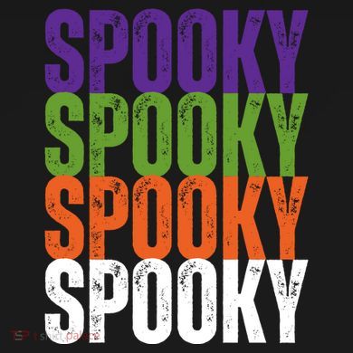 Spooky Spooky Funny Cute Halloween Tie-Dye T-Shirt