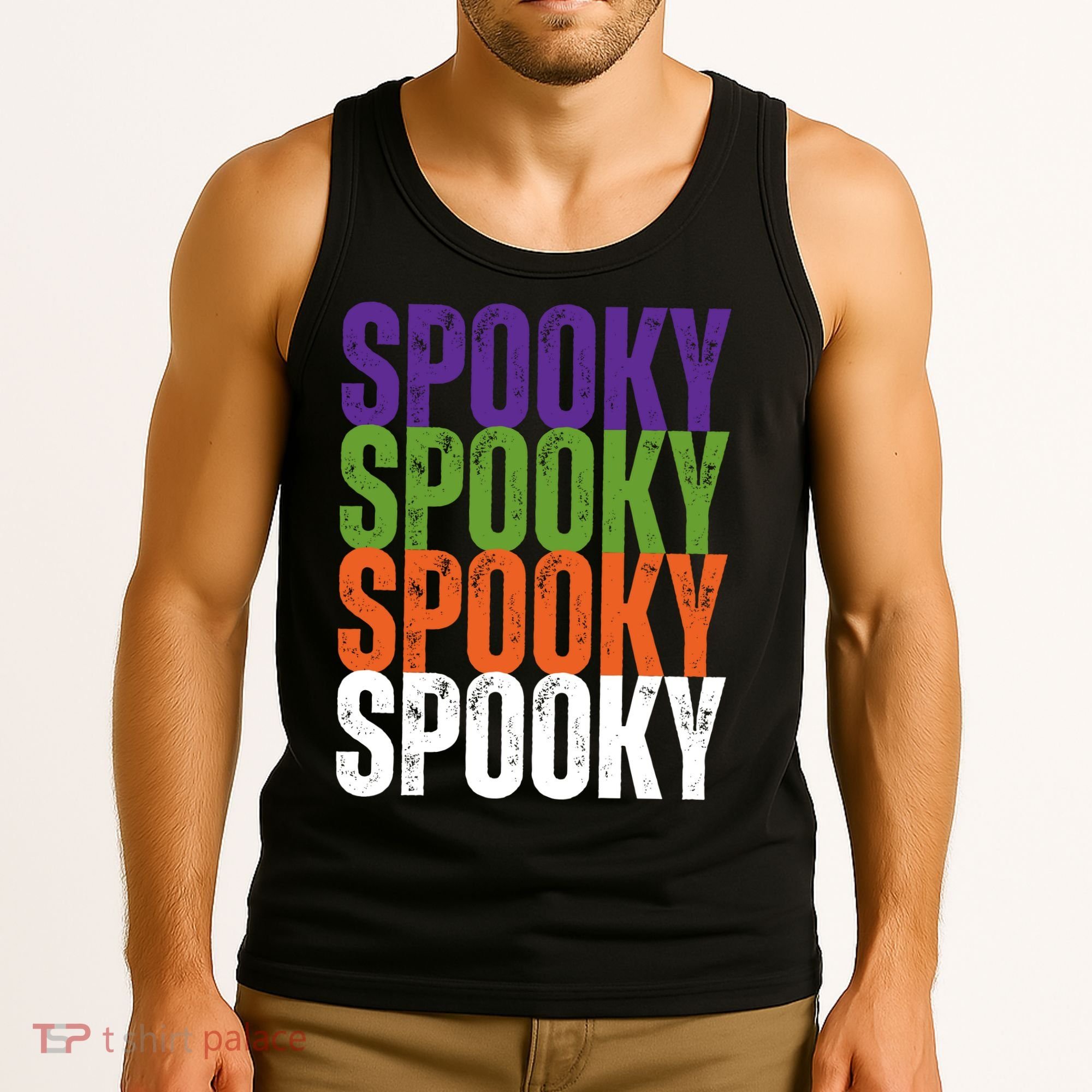 Spooky Spooky Funny Cute Halloween Tank Top
