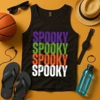 Spooky Spooky Funny Cute Halloween Tank Top thumb 4