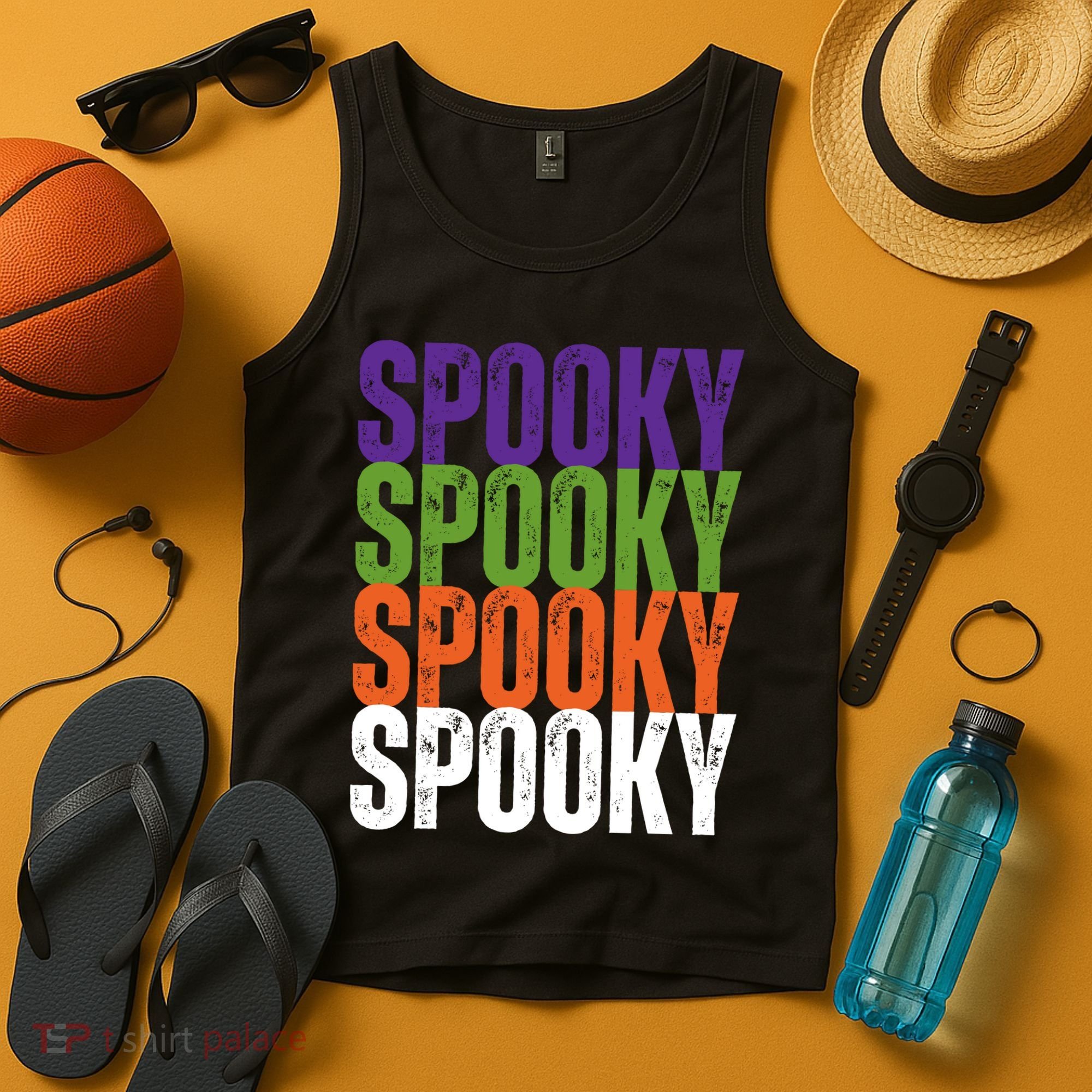 Spooky Spooky Funny Cute Halloween Tank Top