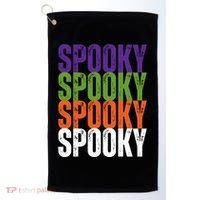 Spooky Spooky Funny Cute Halloween Golf Towel thumb 0