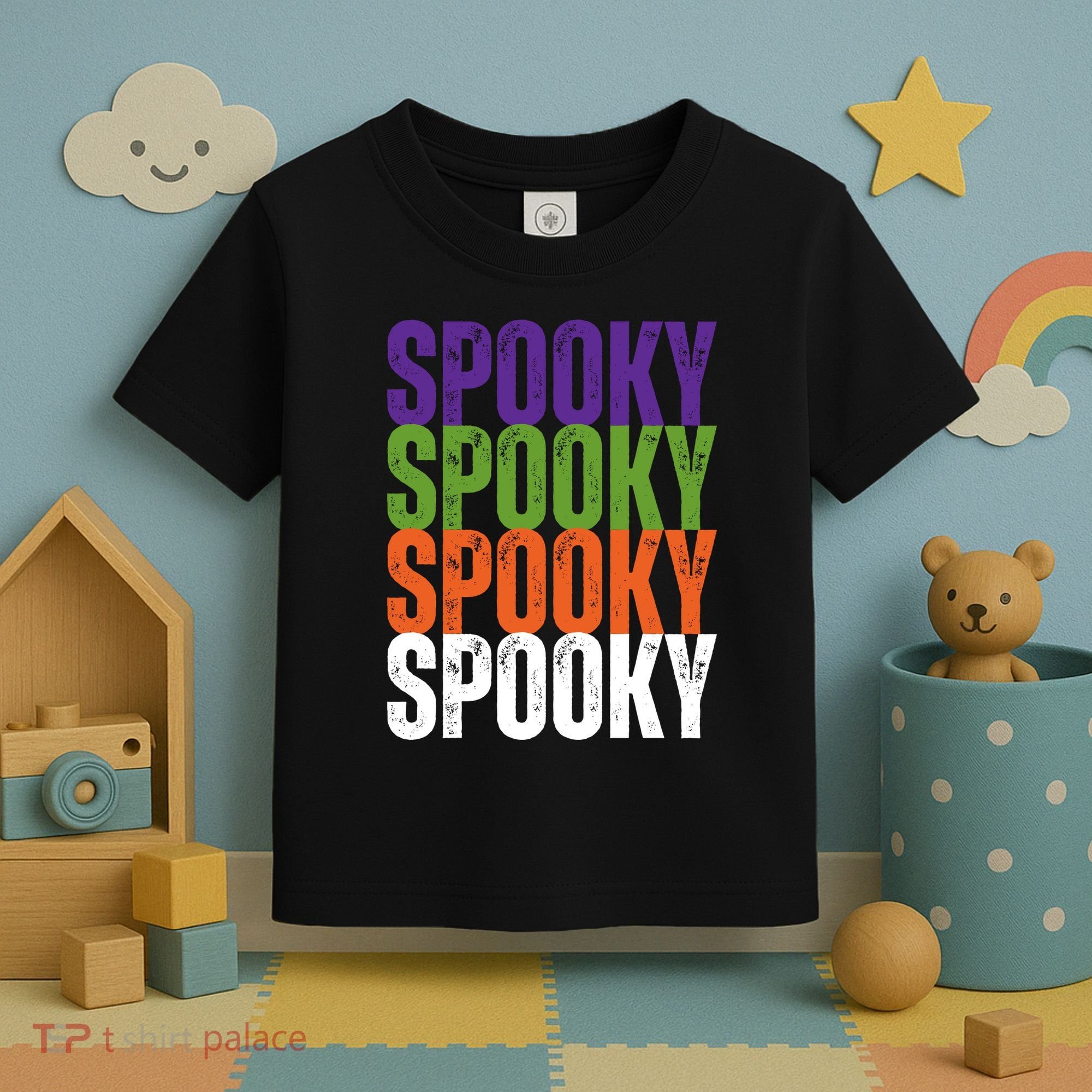 Spooky Spooky Funny Cute Halloween Toddler T-Shirt