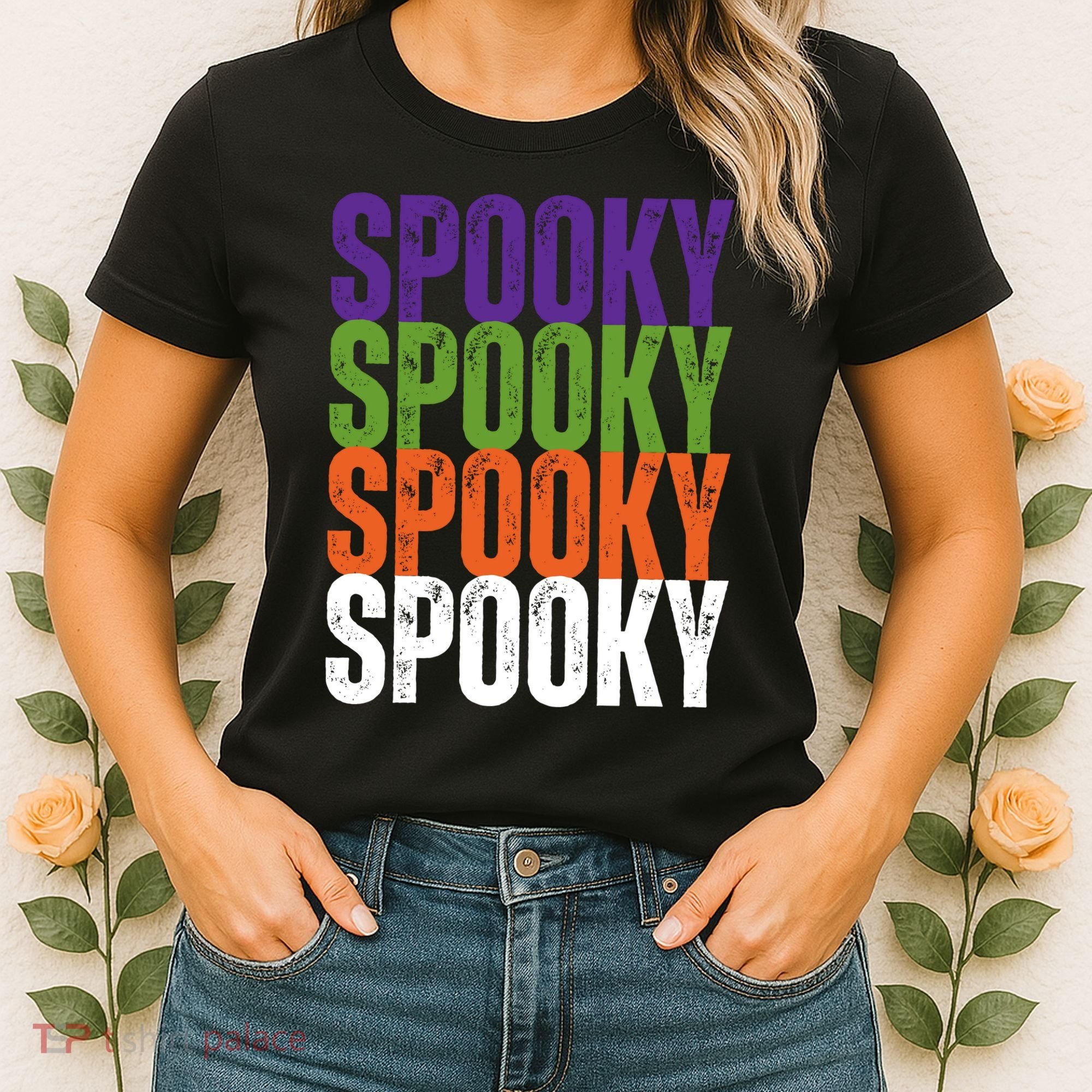 Spooky Spooky Funny Cute Halloween Women's T-Shirt